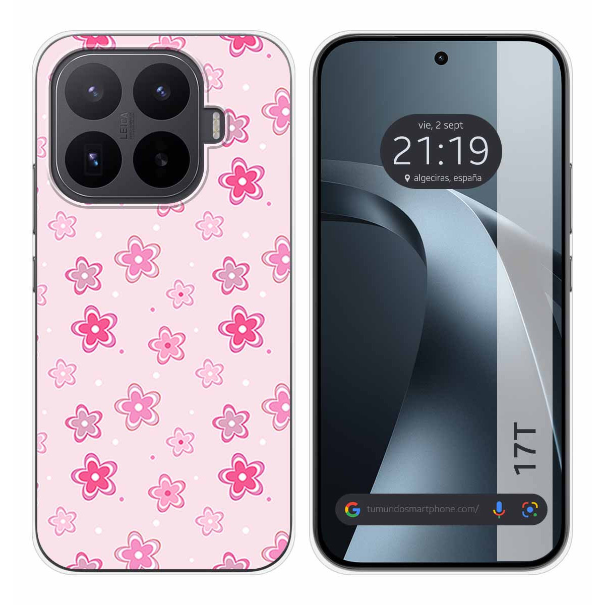 Funda Silicona para Xiaomi 17T 5G diseño Flores Dibujos