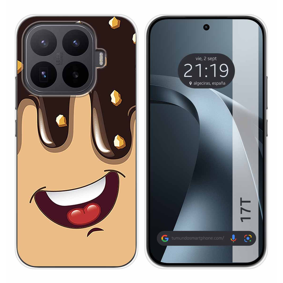 Funda Silicona para Xiaomi 17T 5G diseño Helado Chocolate Dibujos