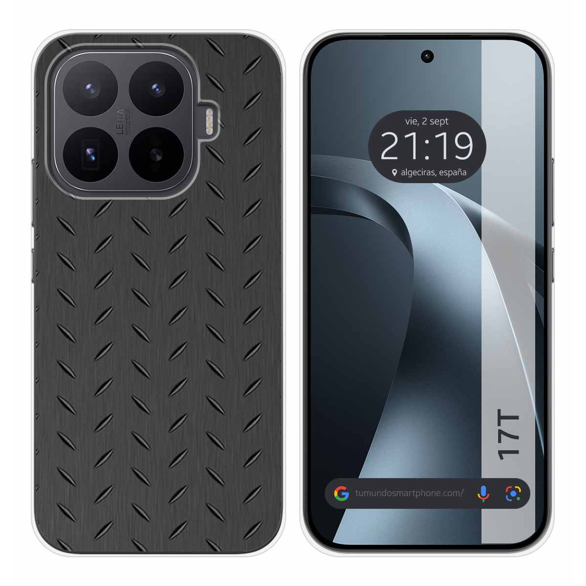 Funda Silicona para Xiaomi 17T 5G diseño Metal Dibujos