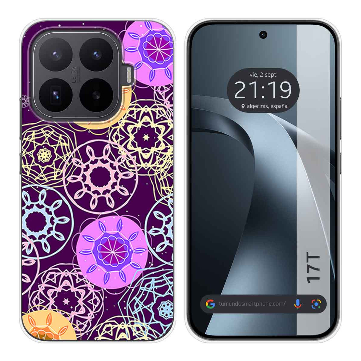 Funda Silicona para Xiaomi 17T 5G diseño Radial Dibujos