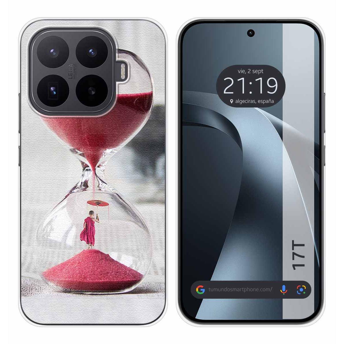 Funda Silicona para Xiaomi 17T 5G diseño Reloj Dibujos