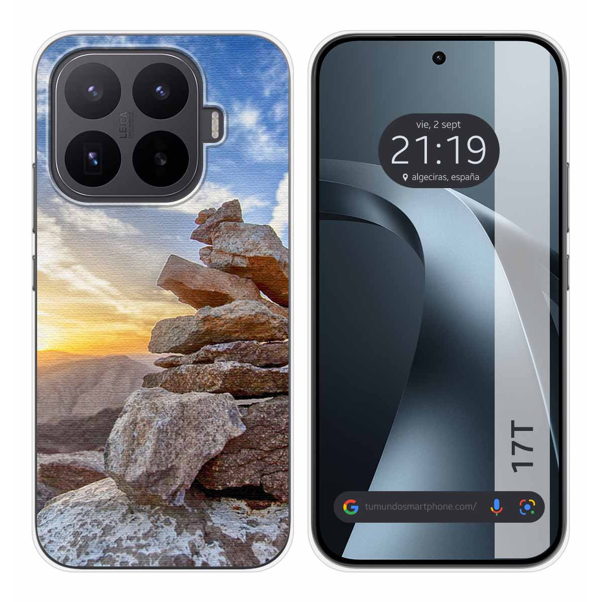 Funda Silicona para Xiaomi 17T 5G diseño Sunset Dibujos