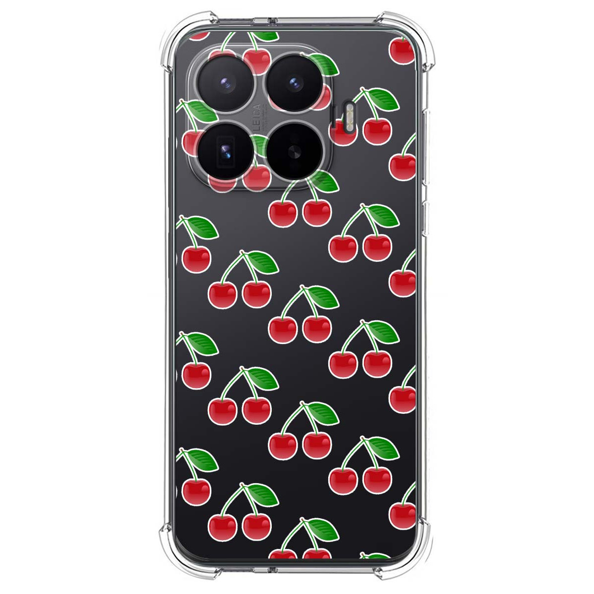 Funda Silicona Antigolpes para Xiaomi 17T 5G diseño Cerezas Dibujos