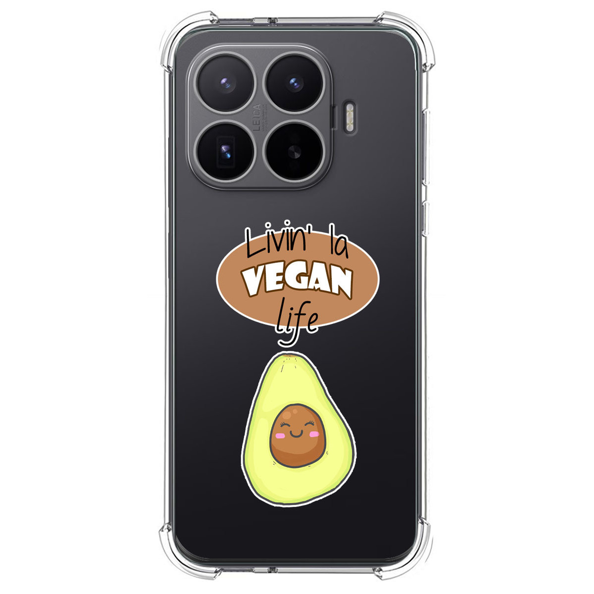 Funda Silicona Antigolpes para Xiaomi 17T 5G diseño Vegan Life Dibujos