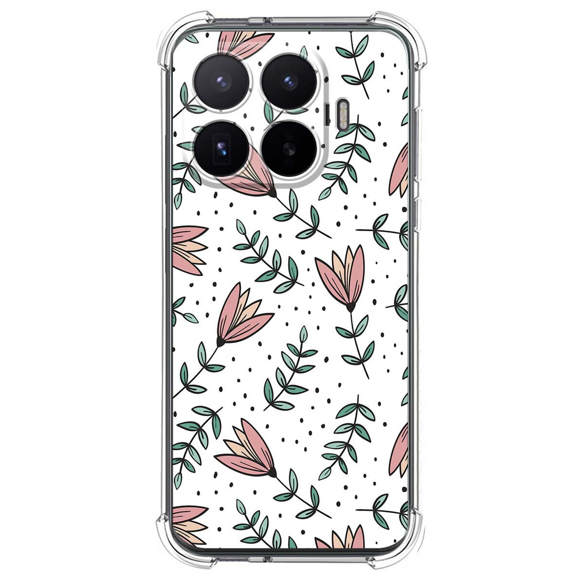 Funda Silicona Antigolpes para Xiaomi 17T 5G diseño Flores 01 Dibujos