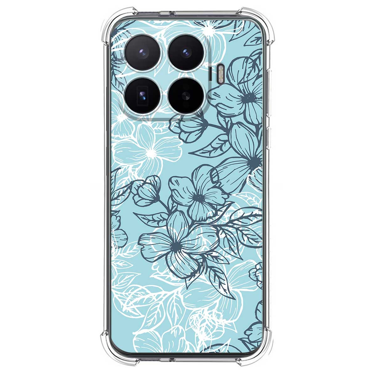 Funda Silicona Antigolpes para Xiaomi 17T 5G diseño Flores 03 Dibujos