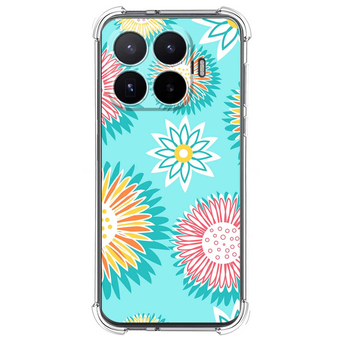Funda Silicona Antigolpes para Xiaomi 17T 5G diseño Flores 05 Dibujos