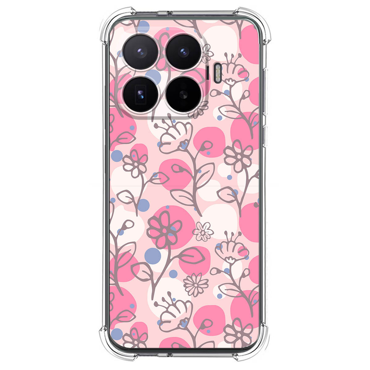 Funda Silicona Antigolpes para Xiaomi 17T 5G diseño Flores 07 Dibujos