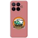 Funda Silicona Líquida Rosa para Xiaomi 17T 5G diseño Adventure Dibujos