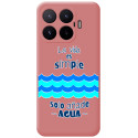 Funda Silicona Líquida Rosa para Xiaomi 17T 5G diseño Agua Dibujos