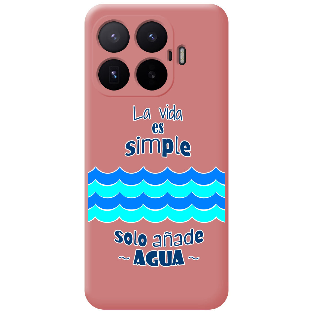 Funda Silicona Líquida Rosa para Xiaomi 17T 5G diseño Agua Dibujos