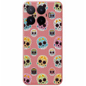 Funda Silicona Líquida Rosa para Xiaomi 17T 5G diseño Catrina Dibujos