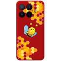 Funda Silicona Líquida Roja para Xiaomi 17T 5G diseño Abeja Dibujos