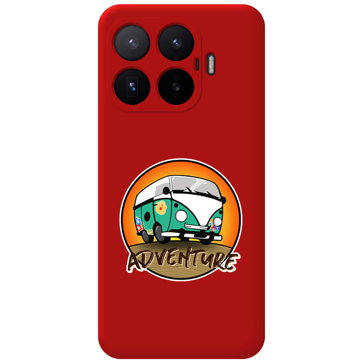 Funda Silicona Líquida Roja para Xiaomi 17T 5G diseño Adventure Dibujos