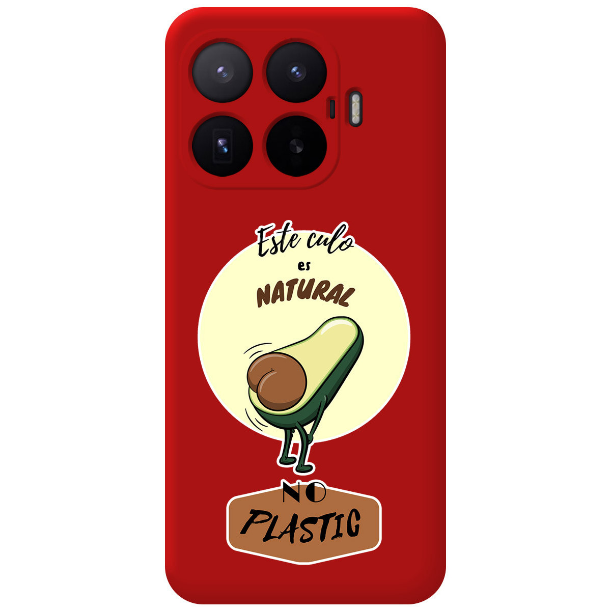 Funda Silicona Líquida Roja para Xiaomi 17T 5G diseño Culo Natural Dibujos