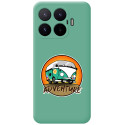Funda Silicona Líquida Verde para Xiaomi 17T 5G diseño Adventure Dibujos