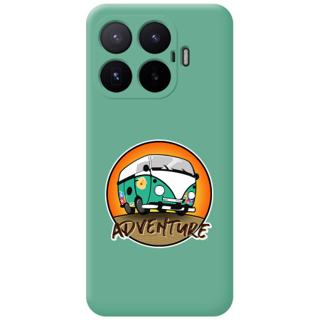 Funda Silicona Líquida Verde para Xiaomi 17T 5G diseño Adventure Dibujos