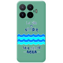 Funda Silicona Líquida Verde para Xiaomi 17T 5G diseño Agua Dibujos