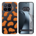 Funda Silicona Transparente para Xiaomi 17T Pro 5G diseño Capibara 02 Dibujos