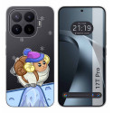 Funda Silicona Transparente para Xiaomi 17T Pro 5G diseño Cabra Dibujos