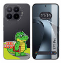 Funda Silicona Transparente para Xiaomi 17T Pro 5G diseño Coco Dibujos