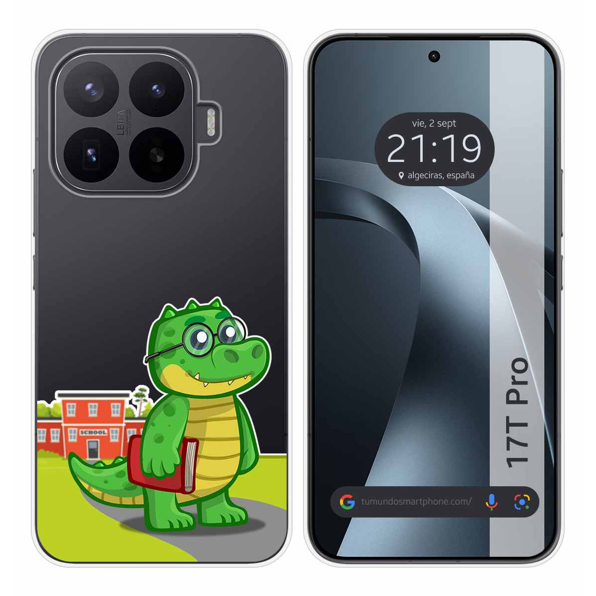 Funda Silicona Transparente para Xiaomi 17T Pro 5G diseño Coco Dibujos