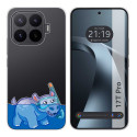 Funda Silicona Transparente para Xiaomi 17T Pro 5G diseño Hipo Dibujos