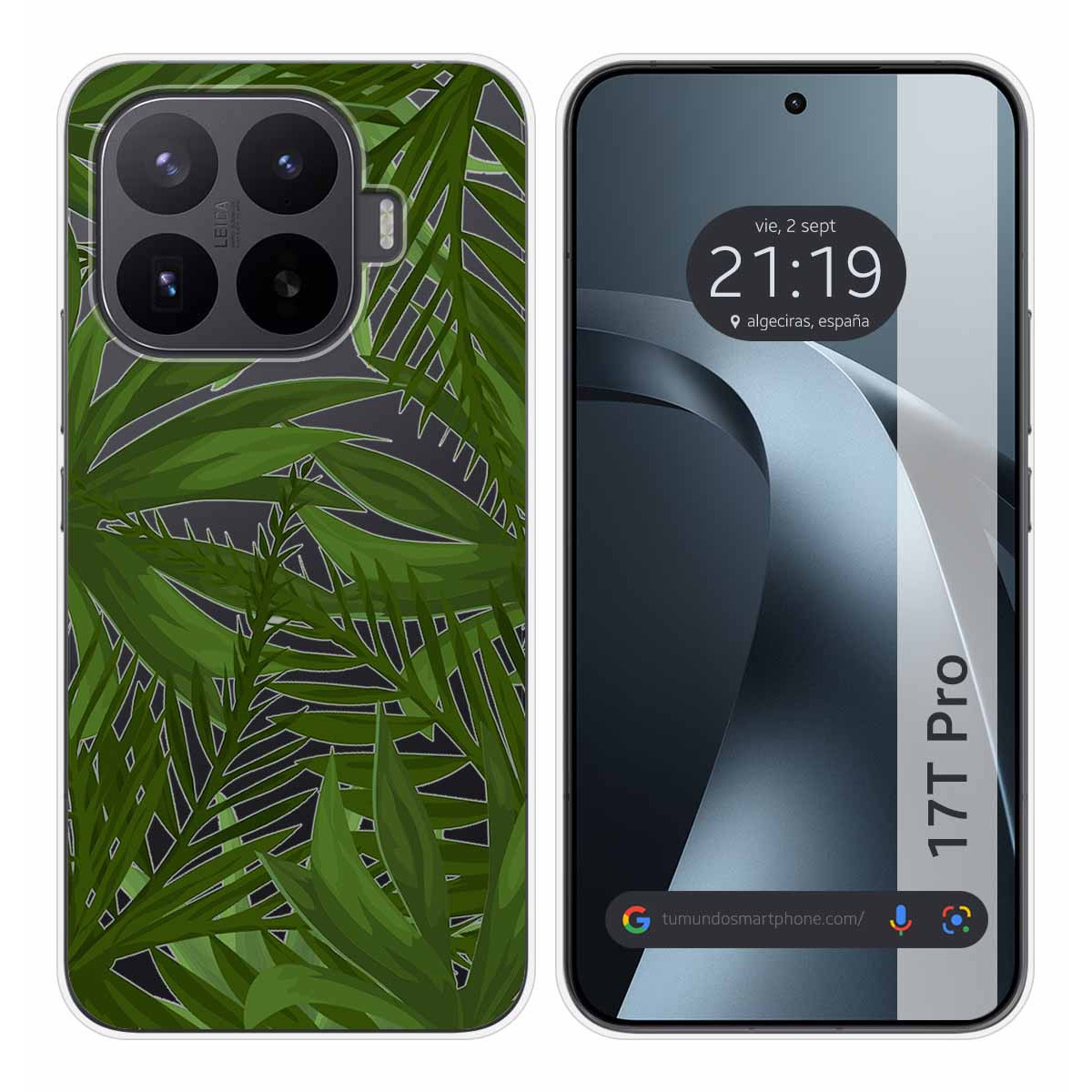 Funda Silicona Transparente para Xiaomi 17T Pro 5G diseño Jungla Dibujos
