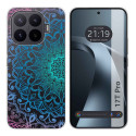 Funda Silicona Transparente para Xiaomi 17T Pro 5G diseño Mandala Dibujos