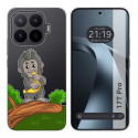 Funda Silicona Transparente para Xiaomi 17T Pro 5G diseño Mono Dibujos