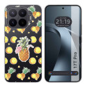 Funda Silicona Transparente para Xiaomi 17T Pro 5G diseño Piña Dibujos