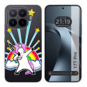 Funda Silicona Transparente para Xiaomi 17T Pro 5G diseño Unicornio Dibujos