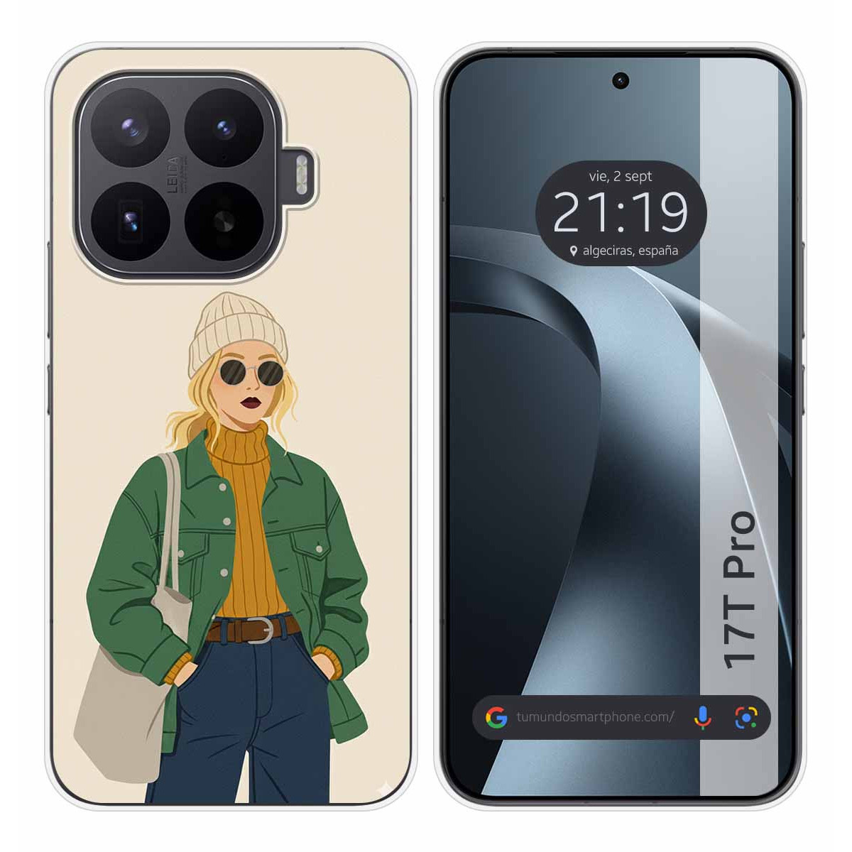 Funda Silicona para Xiaomi 17T Pro 5G diseño Mujer 03 Dibujos