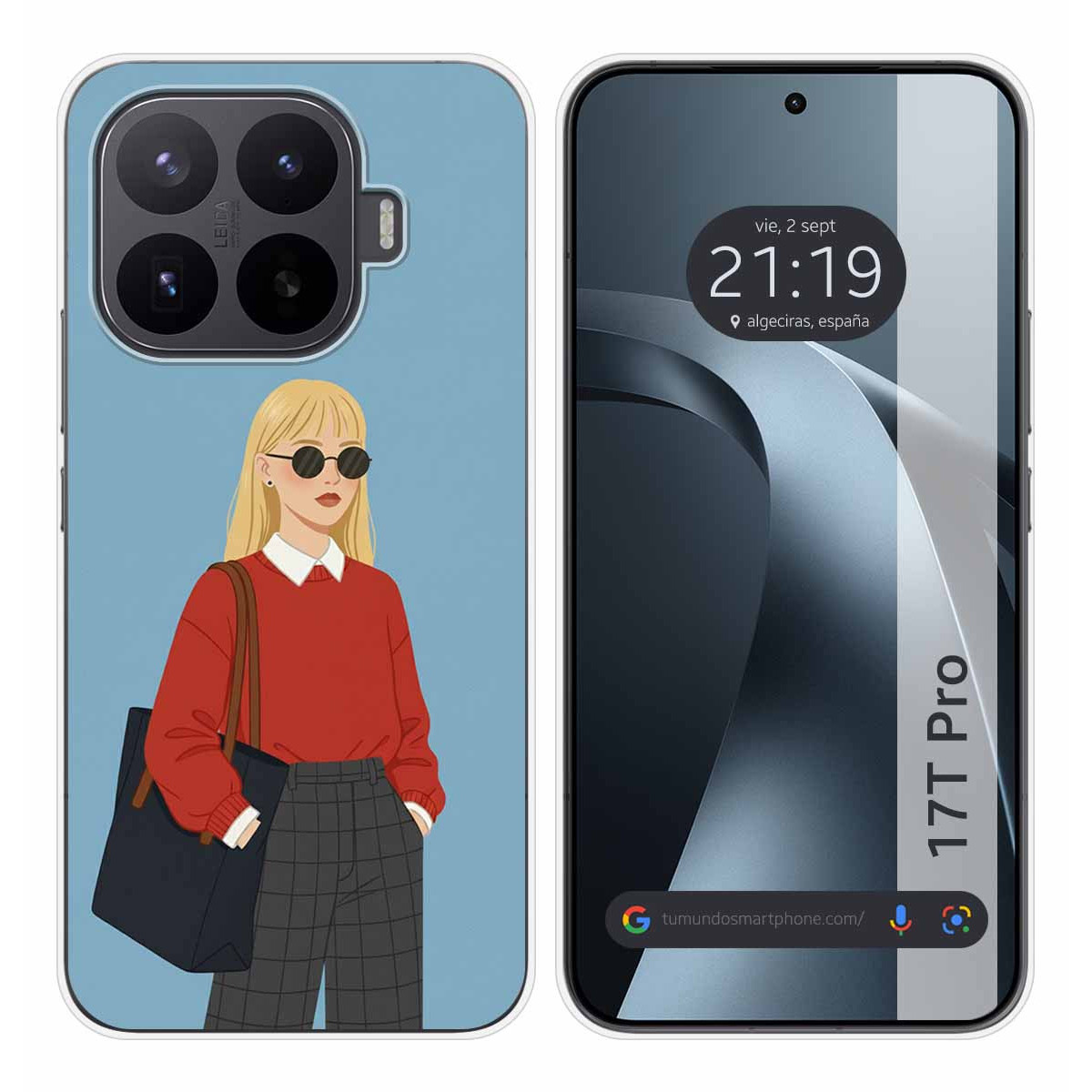 Funda Silicona para Xiaomi 17T Pro 5G diseño Mujer 04 Dibujos