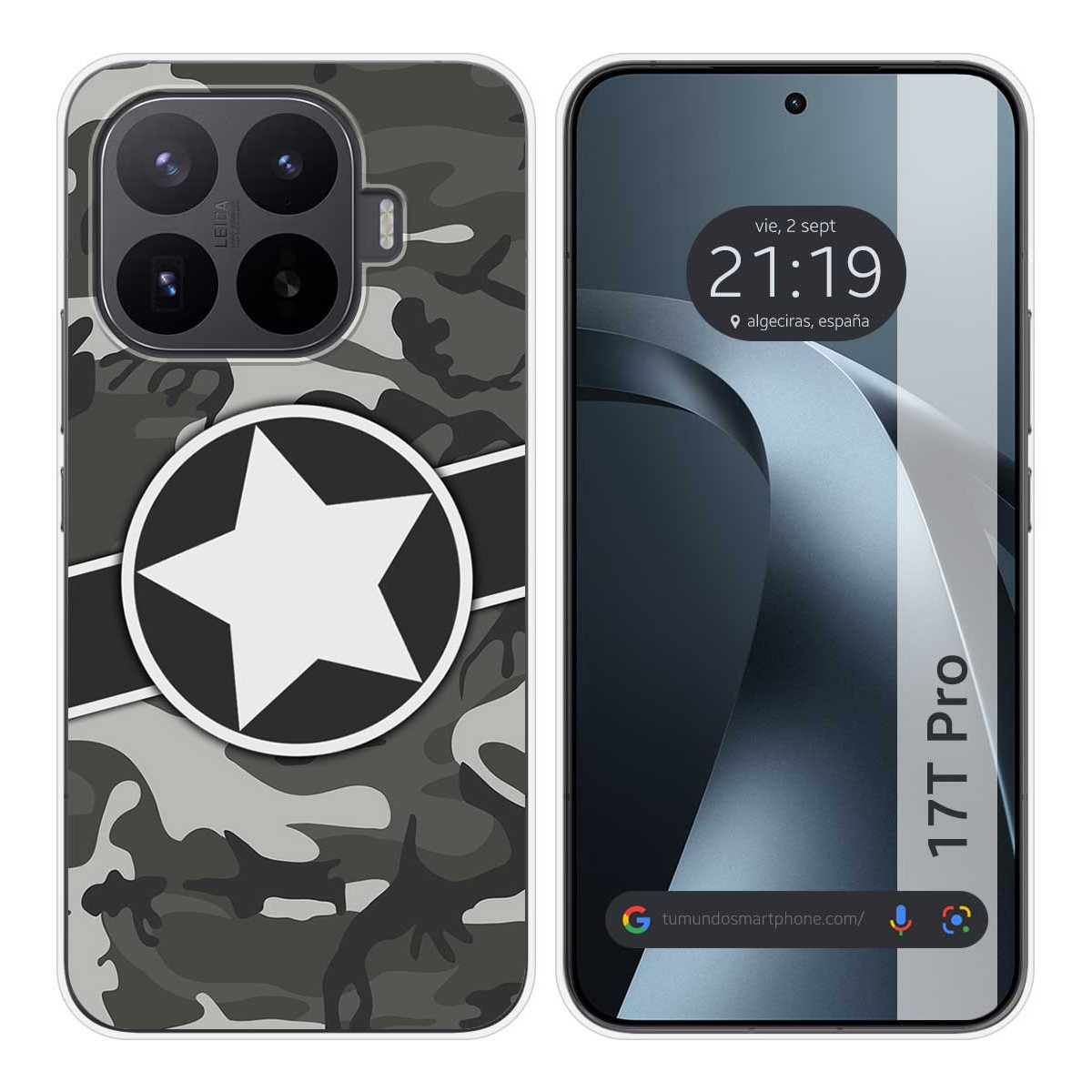 Funda Silicona para Xiaomi 17T Pro 5G diseño Camuflaje 02 Dibujos