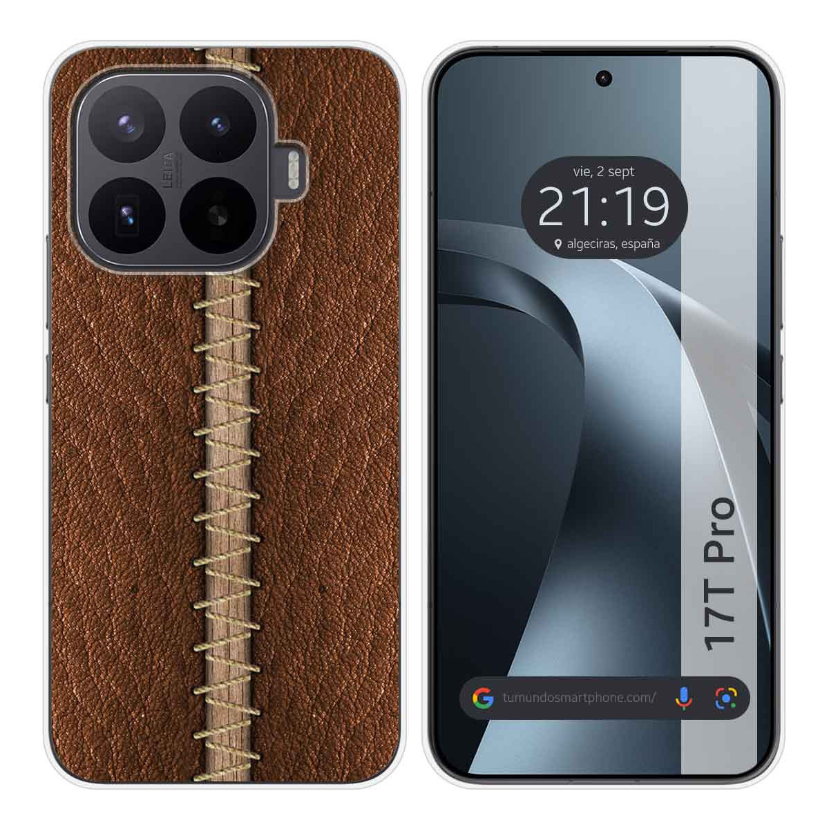 Funda Silicona para Xiaomi 17T Pro 5G diseño Cuero 01 Dibujos