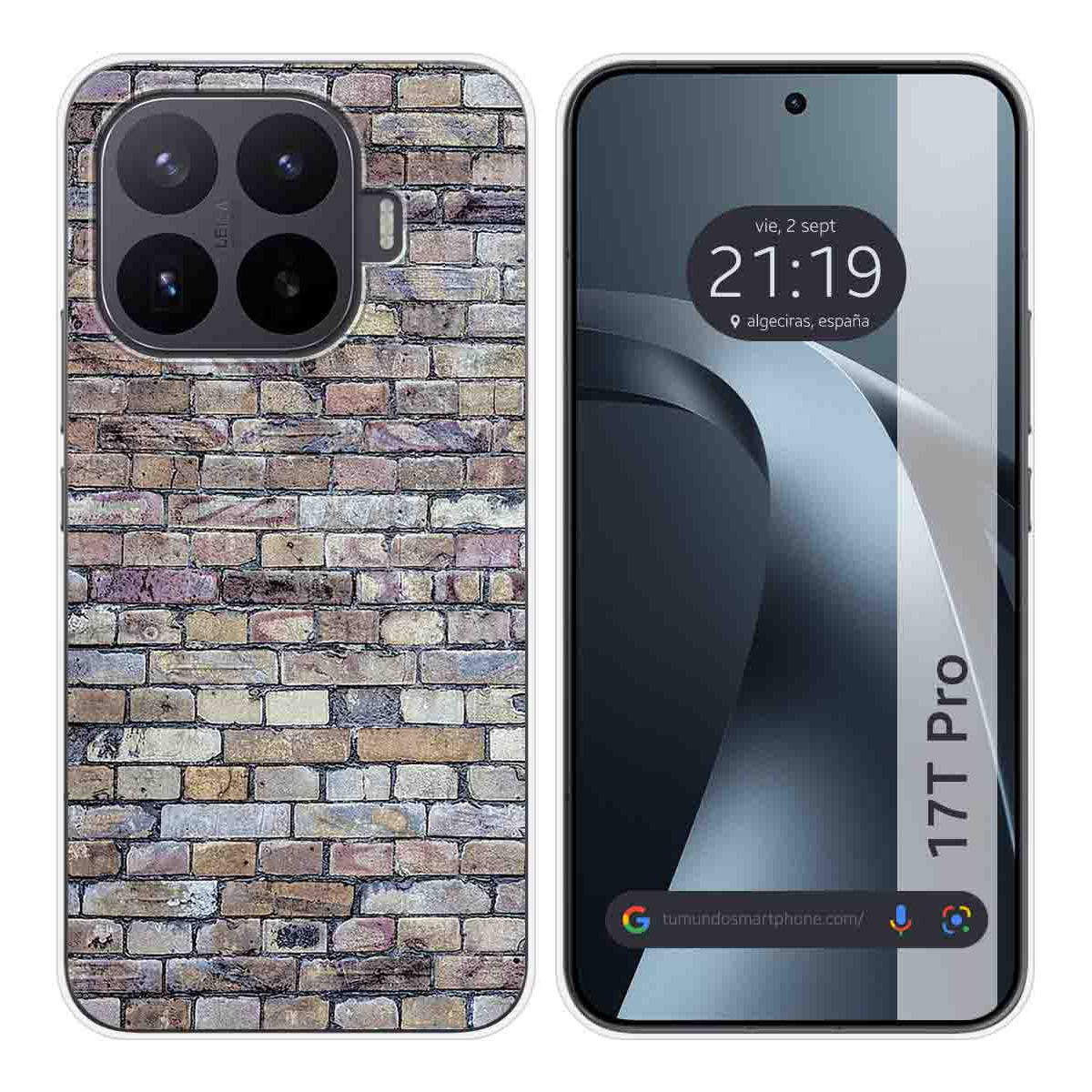 Funda Silicona para Xiaomi 17T Pro 5G diseño Ladrillo 02 Dibujos