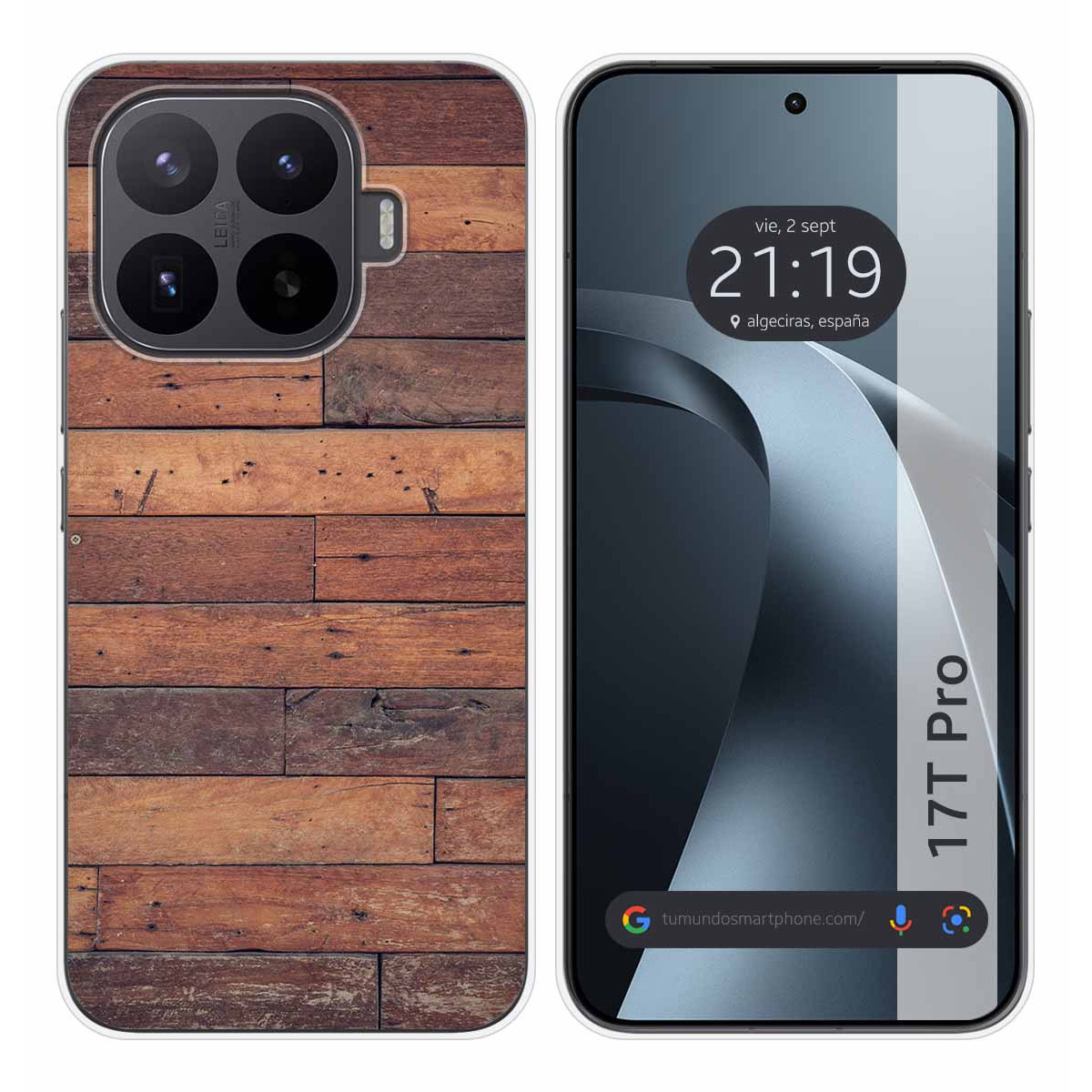 Funda Silicona para Xiaomi 17T Pro 5G diseño Madera 03 Dibujos