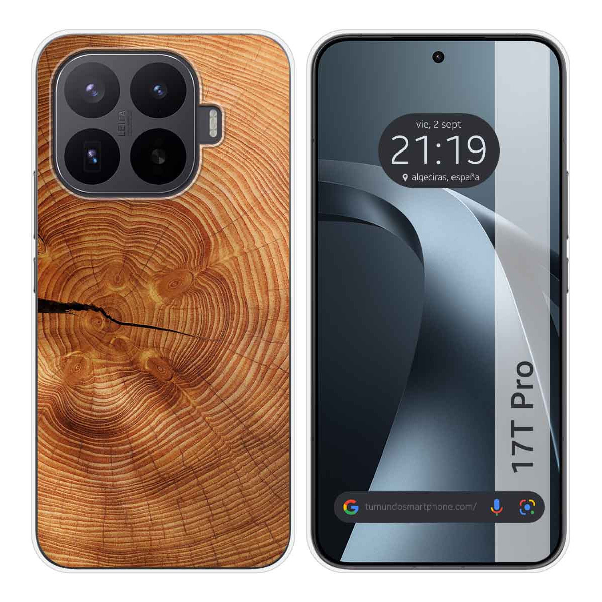 Funda Silicona para Xiaomi 17T Pro 5G diseño Madera 04 Dibujos