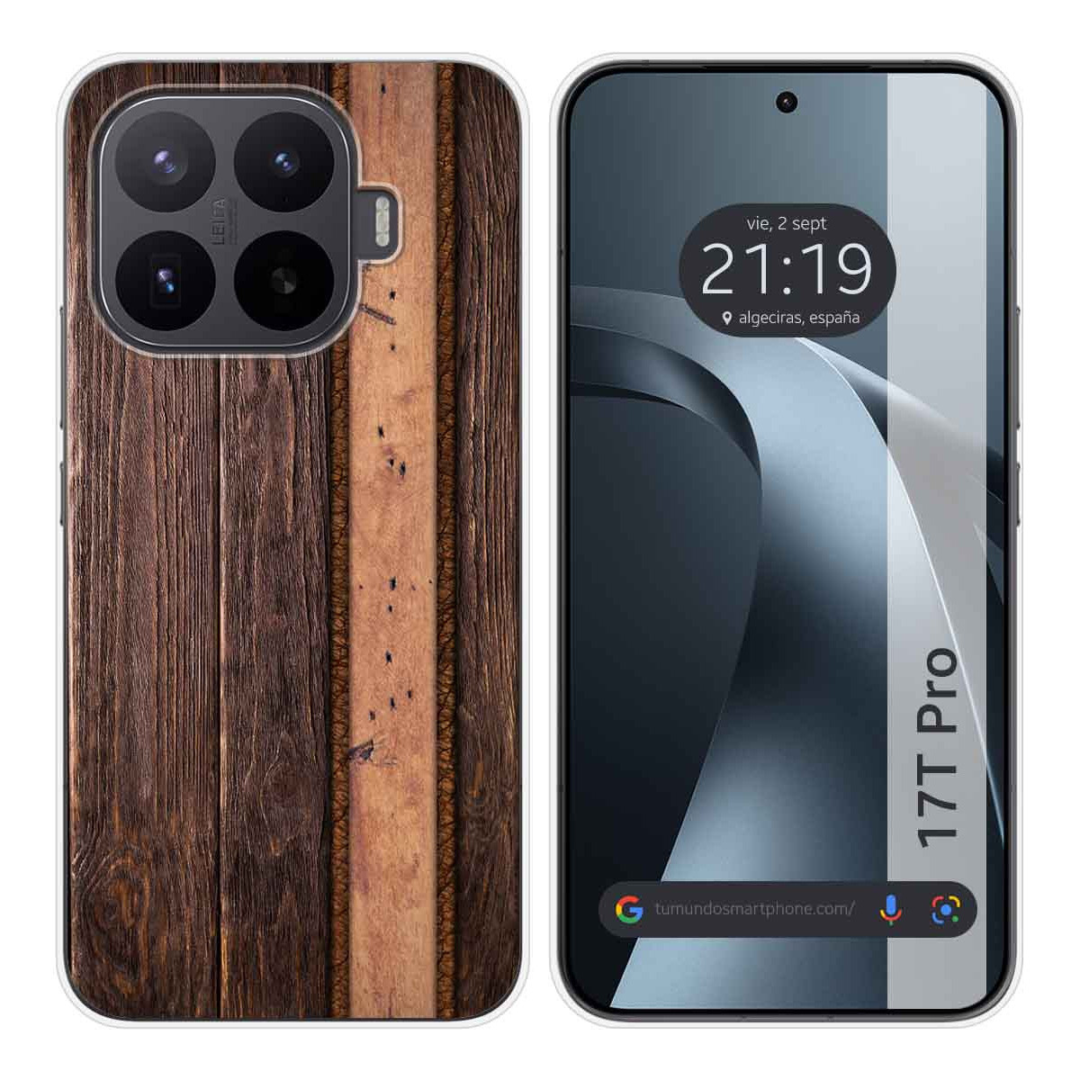 Funda Silicona para Xiaomi 17T Pro 5G diseño Madera 05 Dibujos