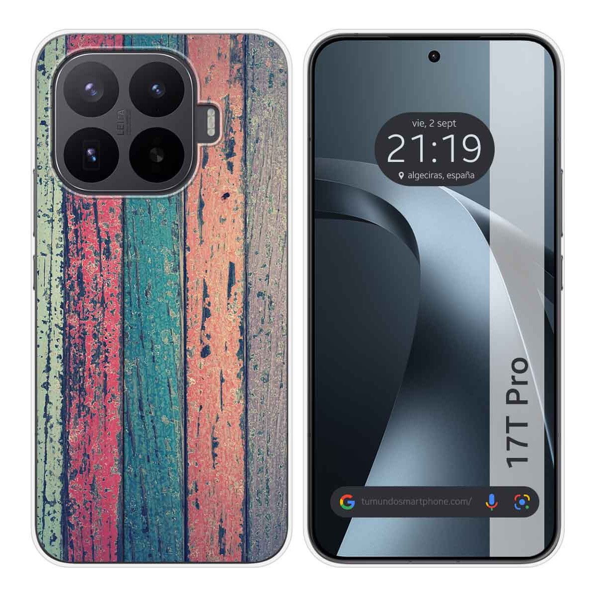 Funda Silicona para Xiaomi 17T Pro 5G diseño Madera 10 Dibujos