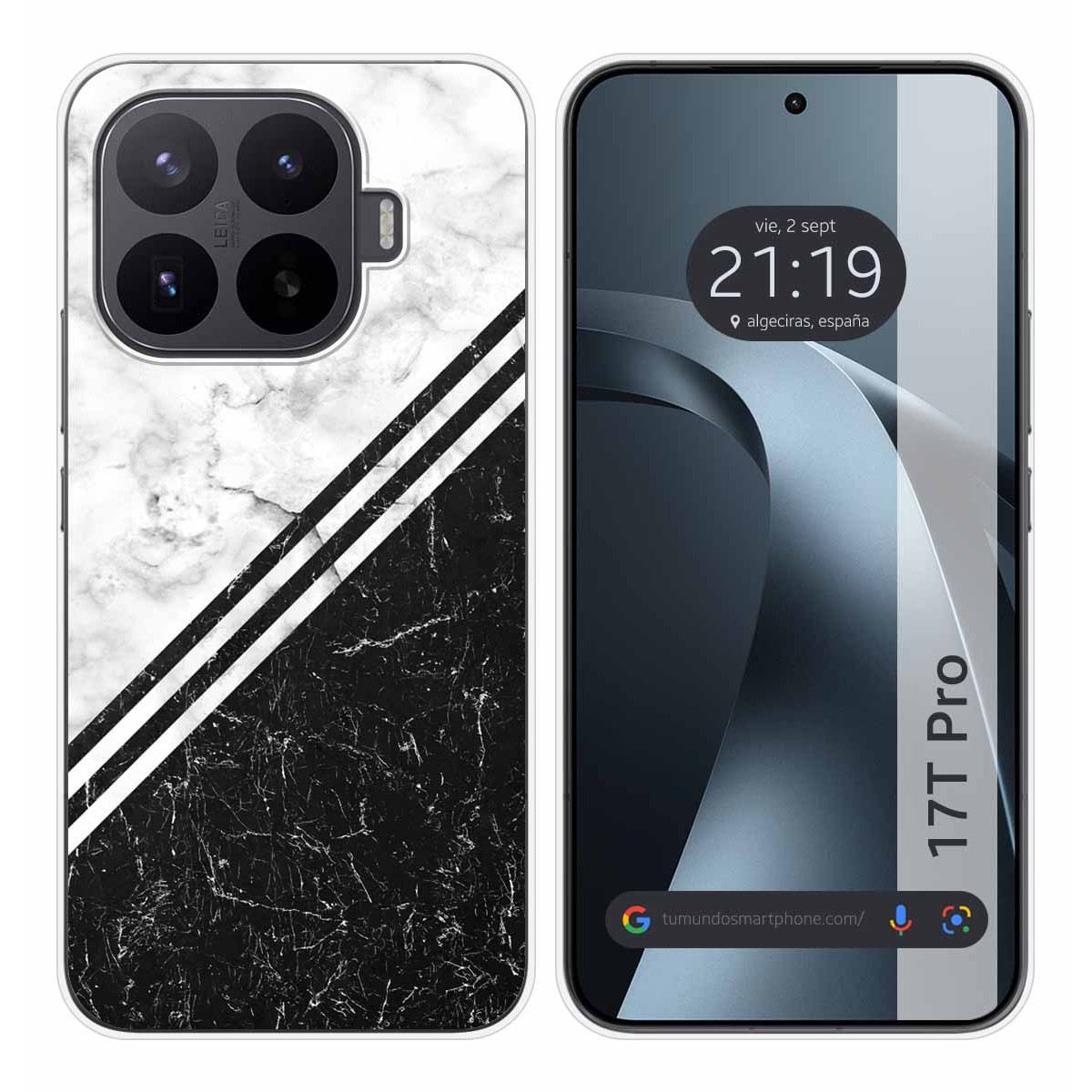 Funda Silicona para Xiaomi 17T Pro 5G diseño Mármol 01 Dibujos