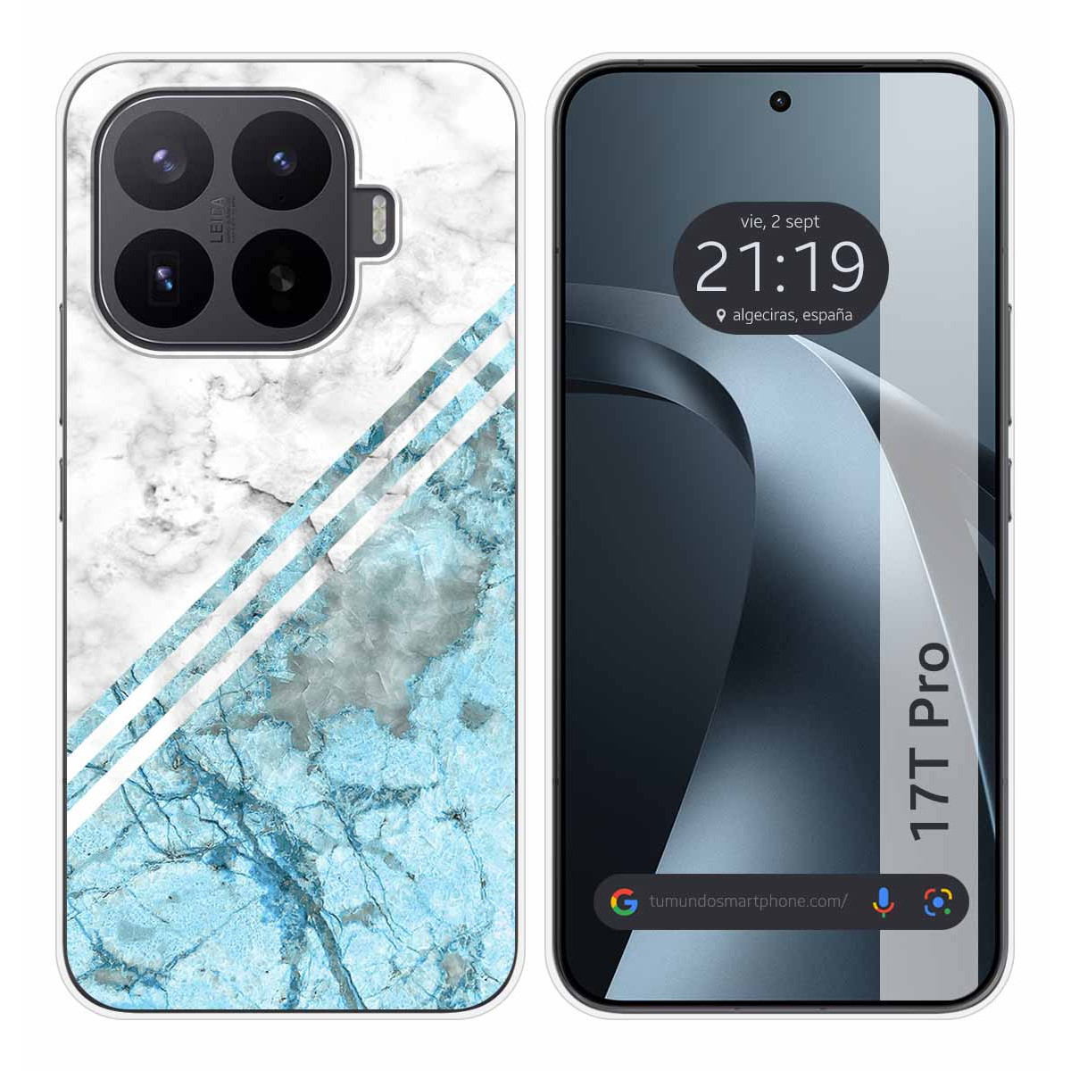 Funda Silicona para Xiaomi 17T Pro 5G diseño Mármol 02 Dibujos