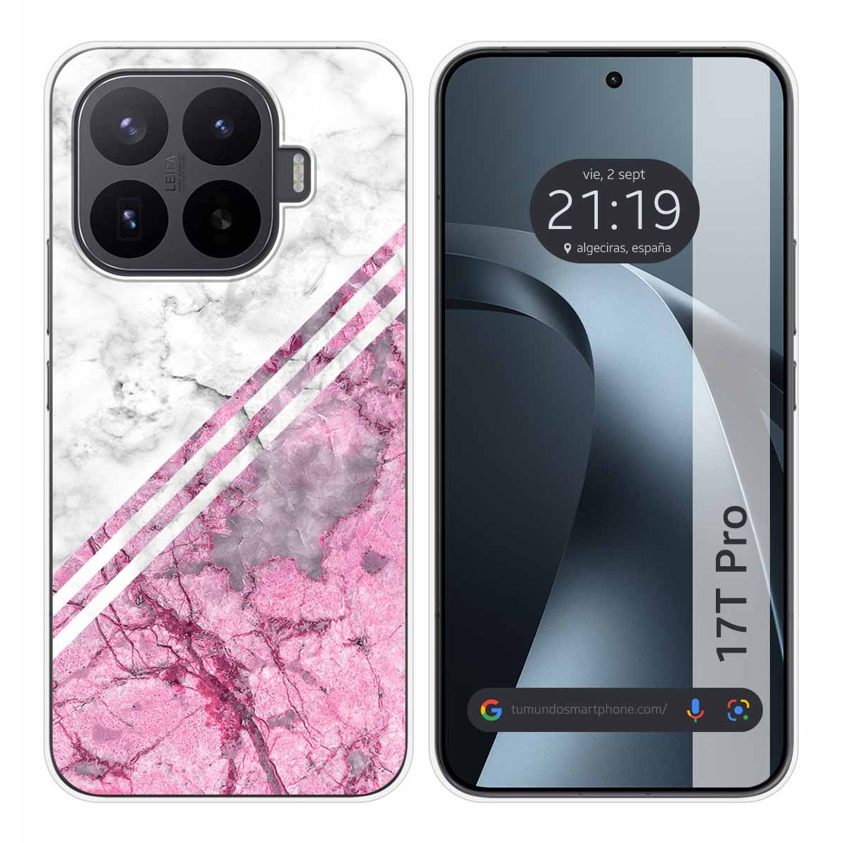 Funda Silicona para Xiaomi 17T Pro 5G diseño Mármol 03 Dibujos