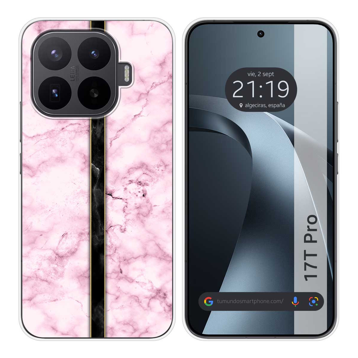 Funda Silicona para Xiaomi 17T Pro 5G diseño Mármol 04 Dibujos