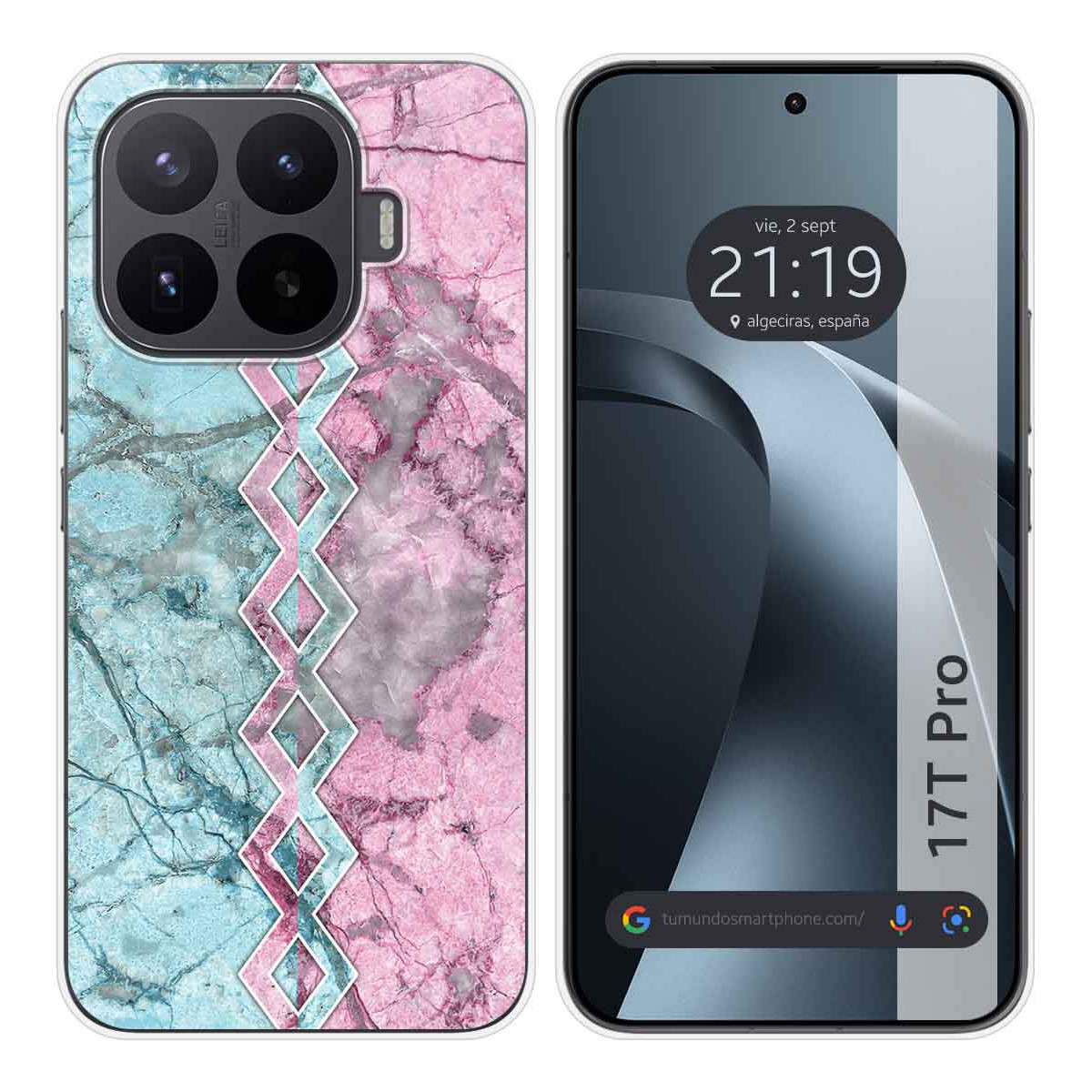 Funda Silicona para Xiaomi 17T Pro 5G diseño Mármol 08 Dibujos