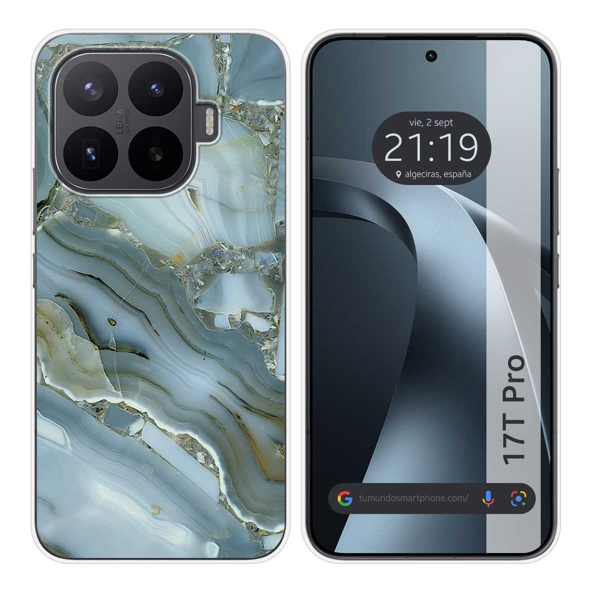 Funda Silicona para Xiaomi 17T Pro 5G diseño Mármol 09 Dibujos