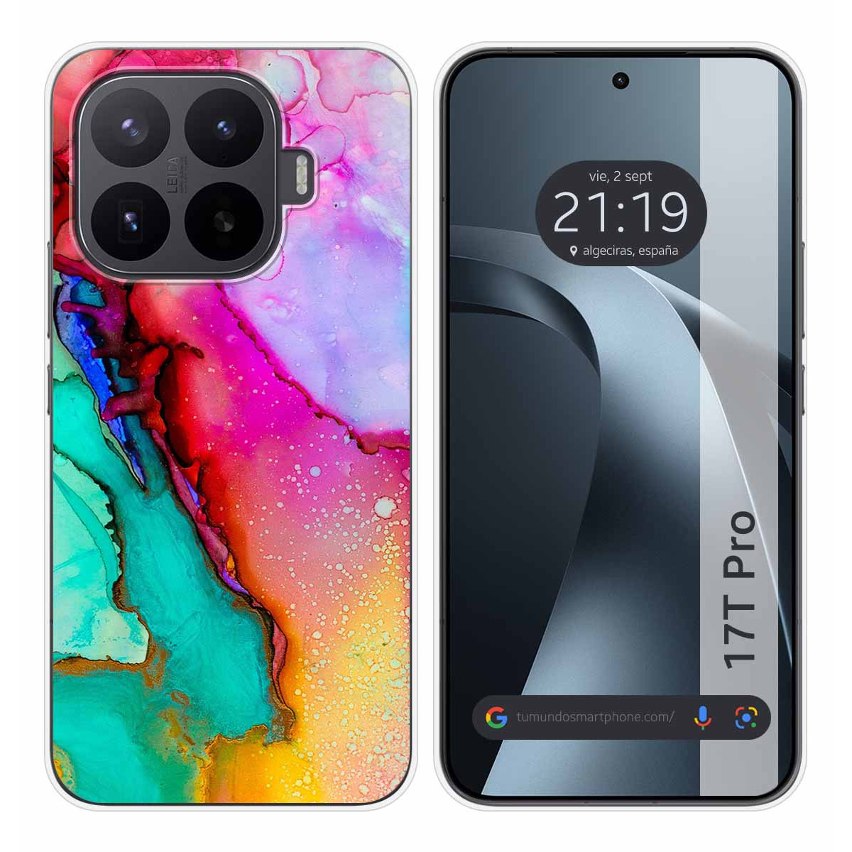 Funda Silicona para Xiaomi 17T Pro 5G diseño Mármol 15 Dibujos