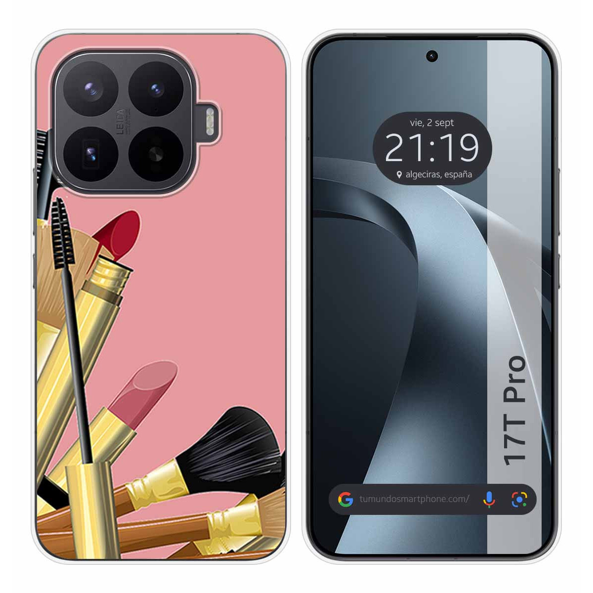 Funda Silicona para Xiaomi 17T Pro 5G diseño Brochas Dibujos