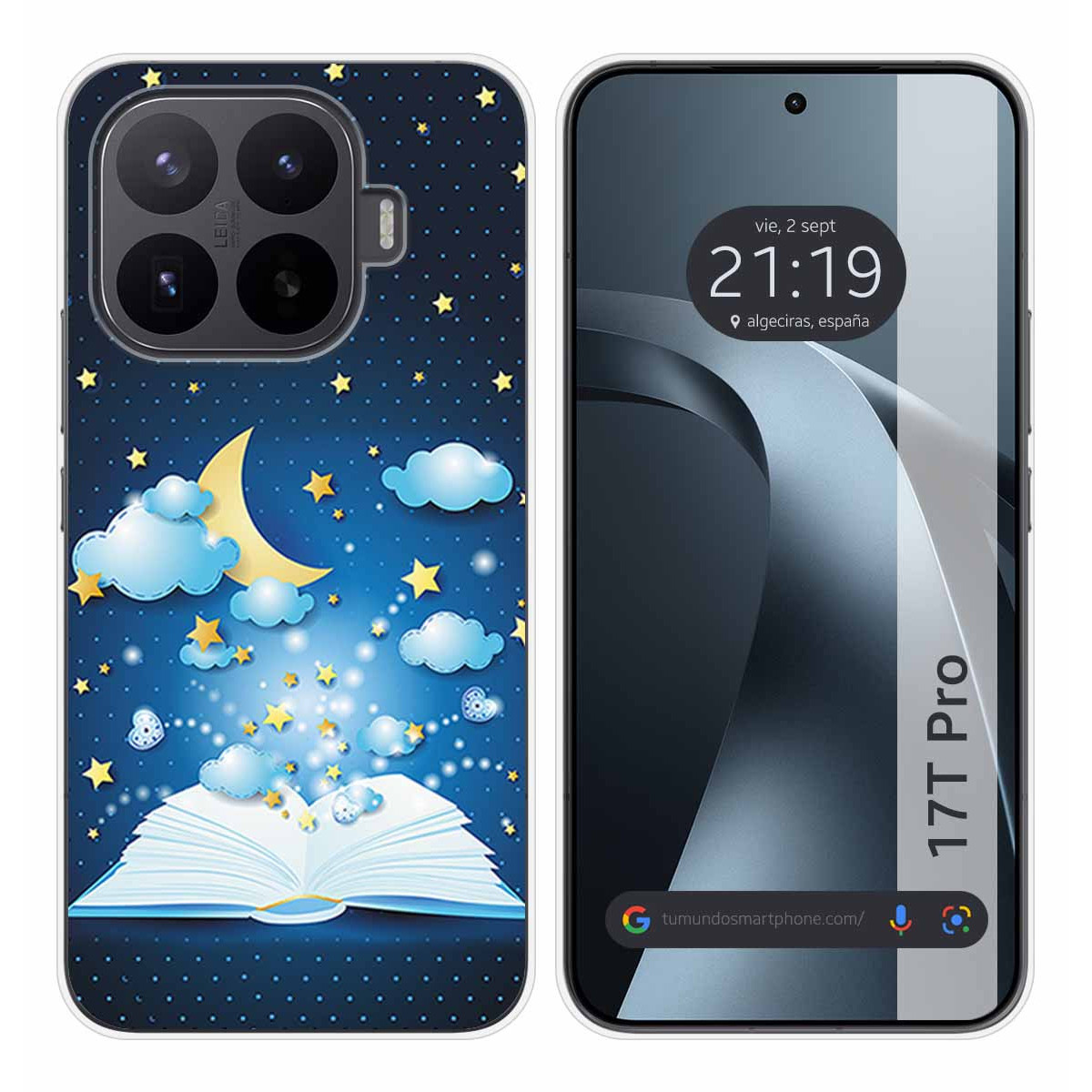 Funda Silicona para Xiaomi 17T Pro 5G diseño Libro Cuentos Dibujos